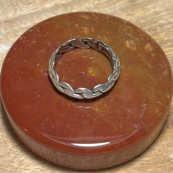 Rope Chain 925 Sterling Silver Band Ring - Picture 6 of 15